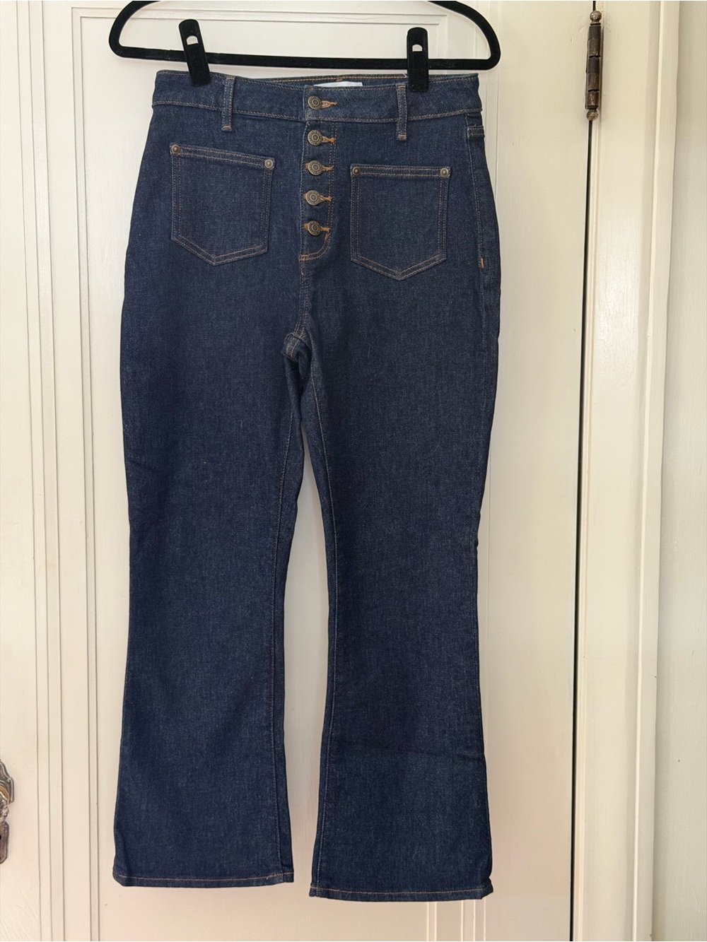 LOFT Curvy High Rise Kick Crop Jean